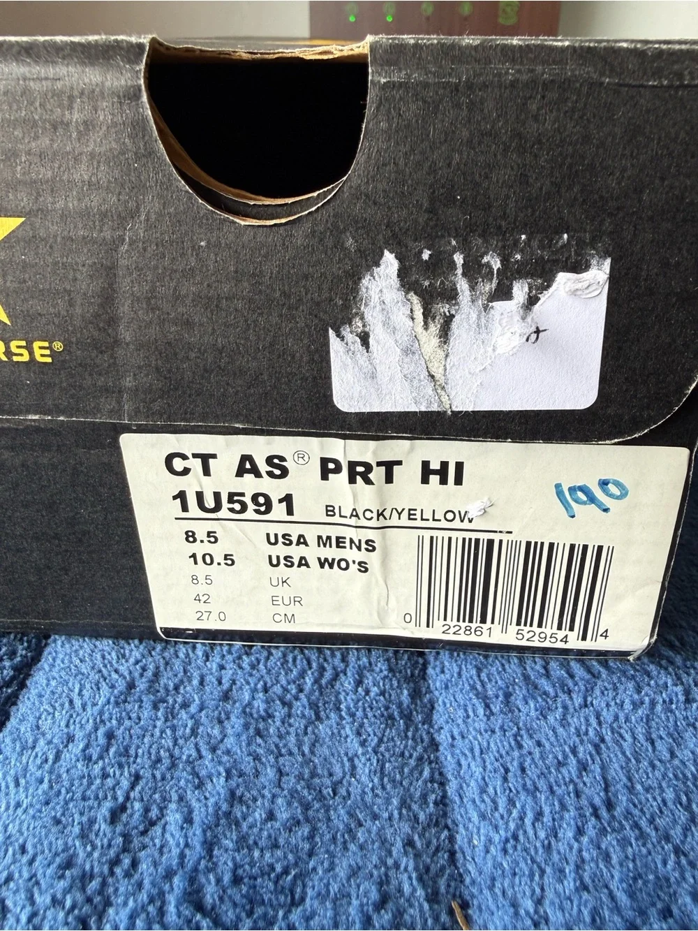 Converse All Star Chuck Taylor High Top Sneaker Shoe Batman Print Size 8.5 New - Picture 8 of 8